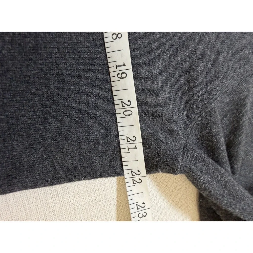 Banana Republic Premium Luxe Yarn Silk Cashmere Sweater Men's Large V-Neck Black